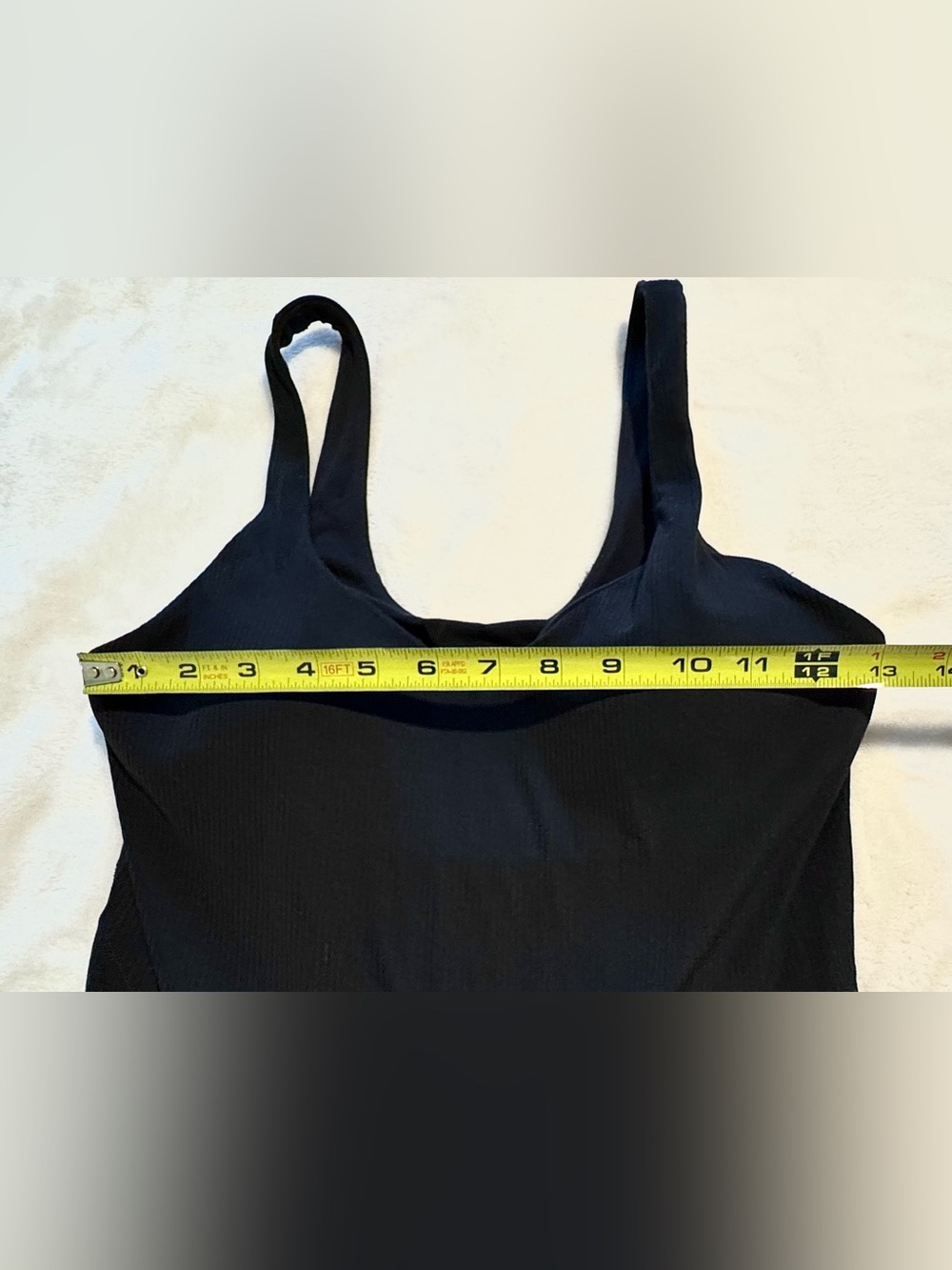 Lululemon Align Ribbed Bodysuit 25" In Black Women’s Sz 8 - Picture 11 of 11